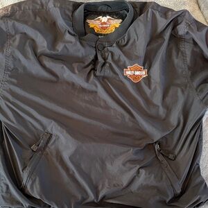 Harley-Davidson Charcoal Windbreaker Jacket
